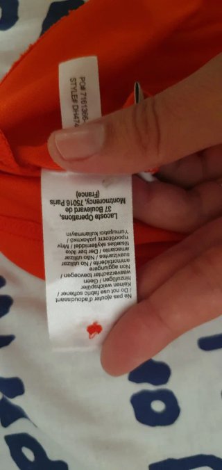 Polo Lacoste Sport Naranja
