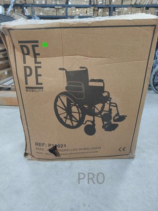 Silla de Ruedas Plegable Autopropulsable (Asiento 46 cm)