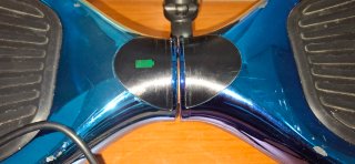 Hoverboard Azul con Cargador y Barra