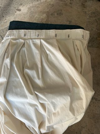 Cortina de lino para ventana