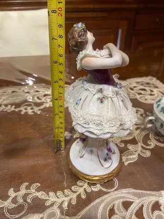 Vecchia statuetta ballerina Vienna