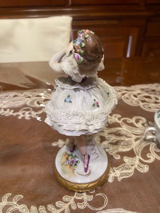 Vecchia statuetta ballerina Vienna