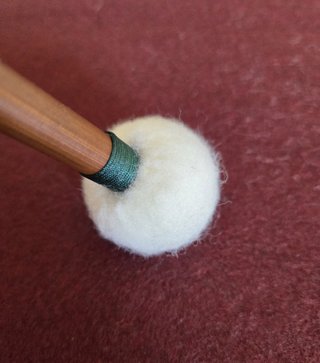 Bacchette timpani artigianali feltro (Media)