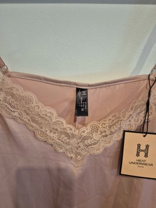 Camisón Heat Underwear Rosa Encaje