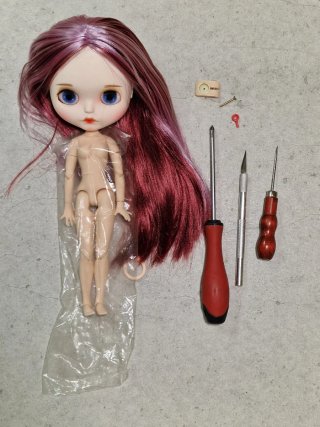 5 giunti collo + 5 barre T per Blythe