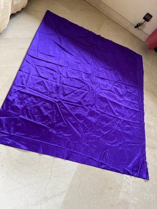 Tela satinada rasete morado