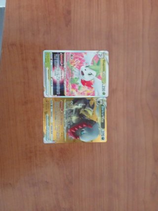 Cartas Pokémon V Astro Shaymin y Darkrai