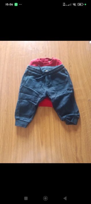 Tuta bimbo rossa con orsetto