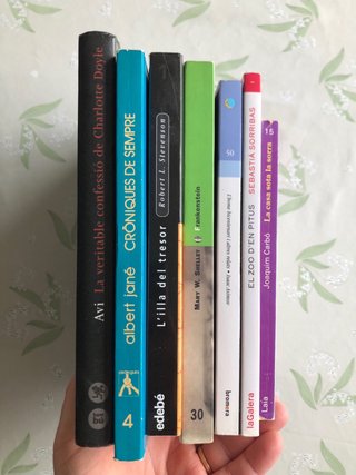 Lot de 7 llibres en català infantil i juvenil
