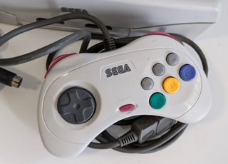 Consola Sega Saturn Blanca Japonesa