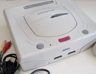 Consola Sega Saturn Blanca Japonesa