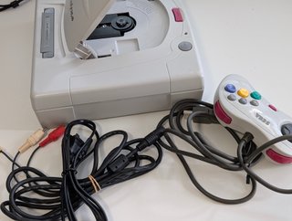 Consola Sega Saturn Blanca Japonesa