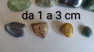 Minerali e pietre burattate, grandi dimensioni