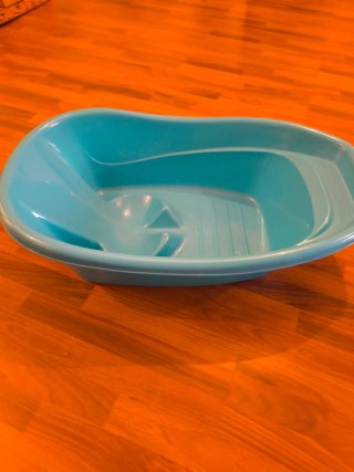 Bañera bebé azul
