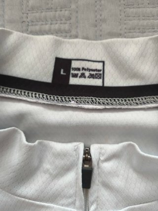 Maillot Ciclismo Strava  Blanco Naranja
