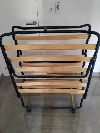 Somier plegable 90cm con ruedas