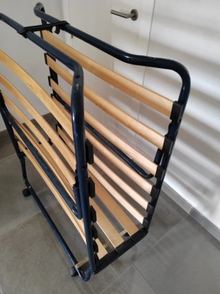 Somier plegable 90cm con ruedas