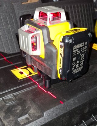 Nivel Láser DeWalt Rojo