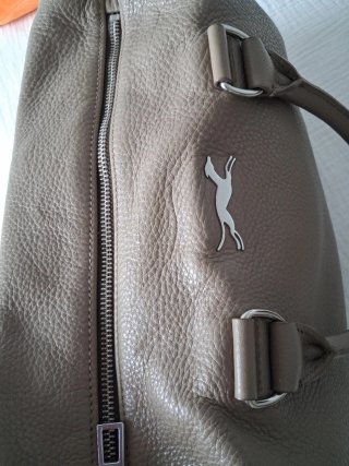 Bolso Piel Bimba y Lola Beige/Marrón Original