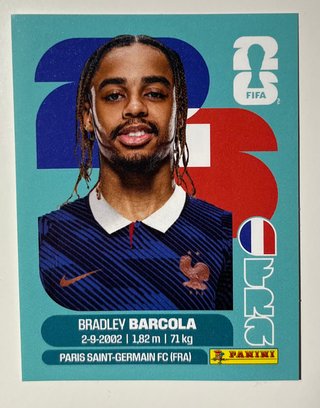 Figurita Panini - Mundial 2026 (Mbappé, Dibu, etc)