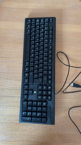 Teclado ordenador negro nuevo