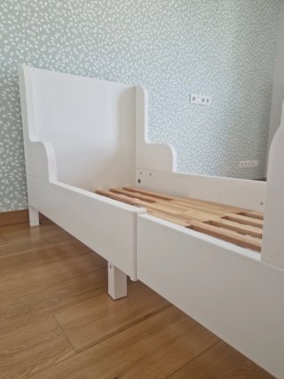 Cama infantil blanca IKEA