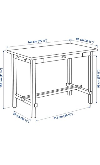 Mesa alta y 4 sillas Ikea con cojines