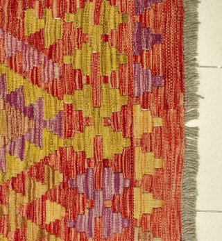 Tappeto Kilim afgano 240x178 cm lana