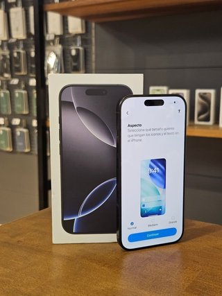 IPHONE 16 PRO 128GB NEGRO BATERIA 94%