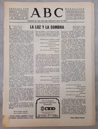 Periódicos ABC 1987 (lote 2)