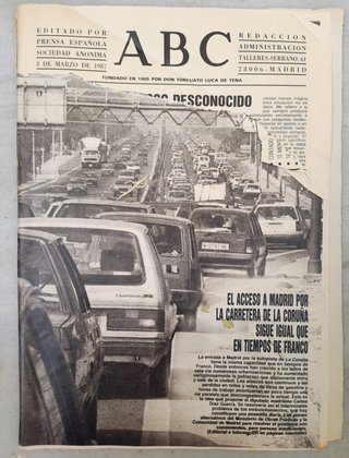 Periódicos ABC 1987 (lote 2)