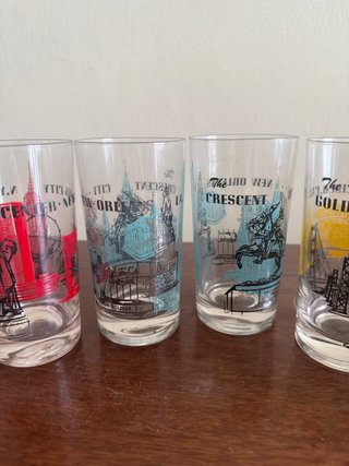 Set 6 Bicchieri Vintage USA Cities