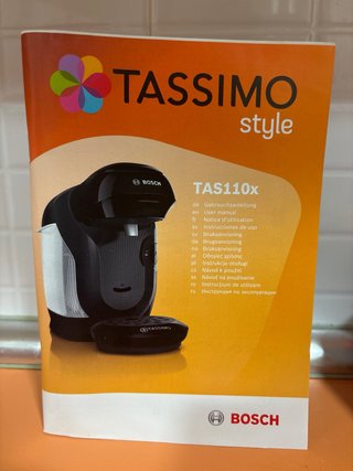 Cafetera Tassimo Bosch Naranja