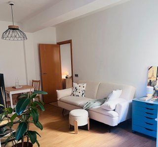 Sofá Cama Borreguito Crema 3 Plazas