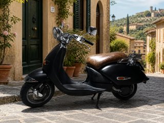Aprilia Habana Custom 50cc Scooter Negra