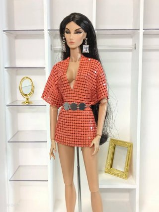Vestido Barbie Integrity Toys Coral