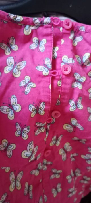 Vestito estivo farfalle Benetton bambina