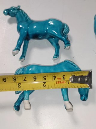 4 Caballos Porcelana China Jingdezhen Años 70