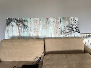Cabecero Cama PVC Diseño Árbol y Pájaros