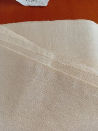 Lenzuola misto canapa e lino beige