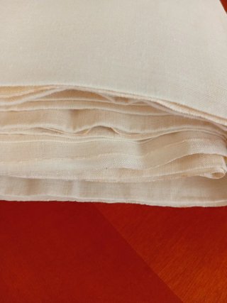 Lenzuola misto canapa e lino beige