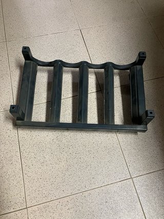 Botellero modular apilable negro