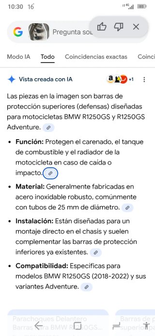 Barras Protección BMW R1250 Nuevas