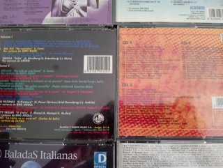 Lote CDs Música Variada:Pop,Rock,baladas,francés,v