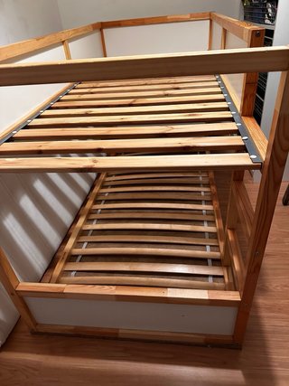 Cama Ikea Kura + 2 colchones 90x190 + karpa jungle