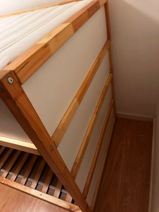 Cama Ikea Kura + 2 colchones 90x190 + karpa jungle