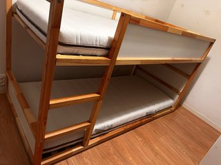 Cama Ikea Kura + 2 colchones 90x190 + karpa jungle