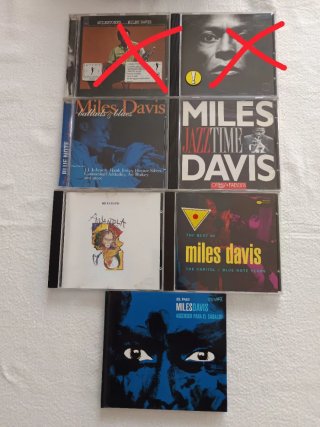 Lote 5CDs Miles Davis Jazz