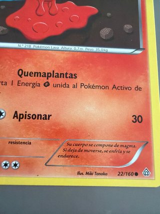 Carta Pokémon Slugma 22/160 XY Primal Clash