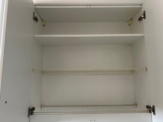 Mueble alto cocina blanco con platero